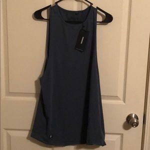 Alphalete Storm Blue Cutoff Tee